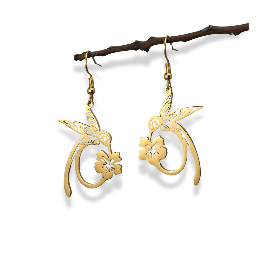 Hummingbird Bloom Earrings