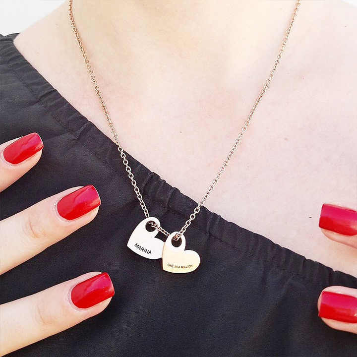 Personalized Heart Name Necklace