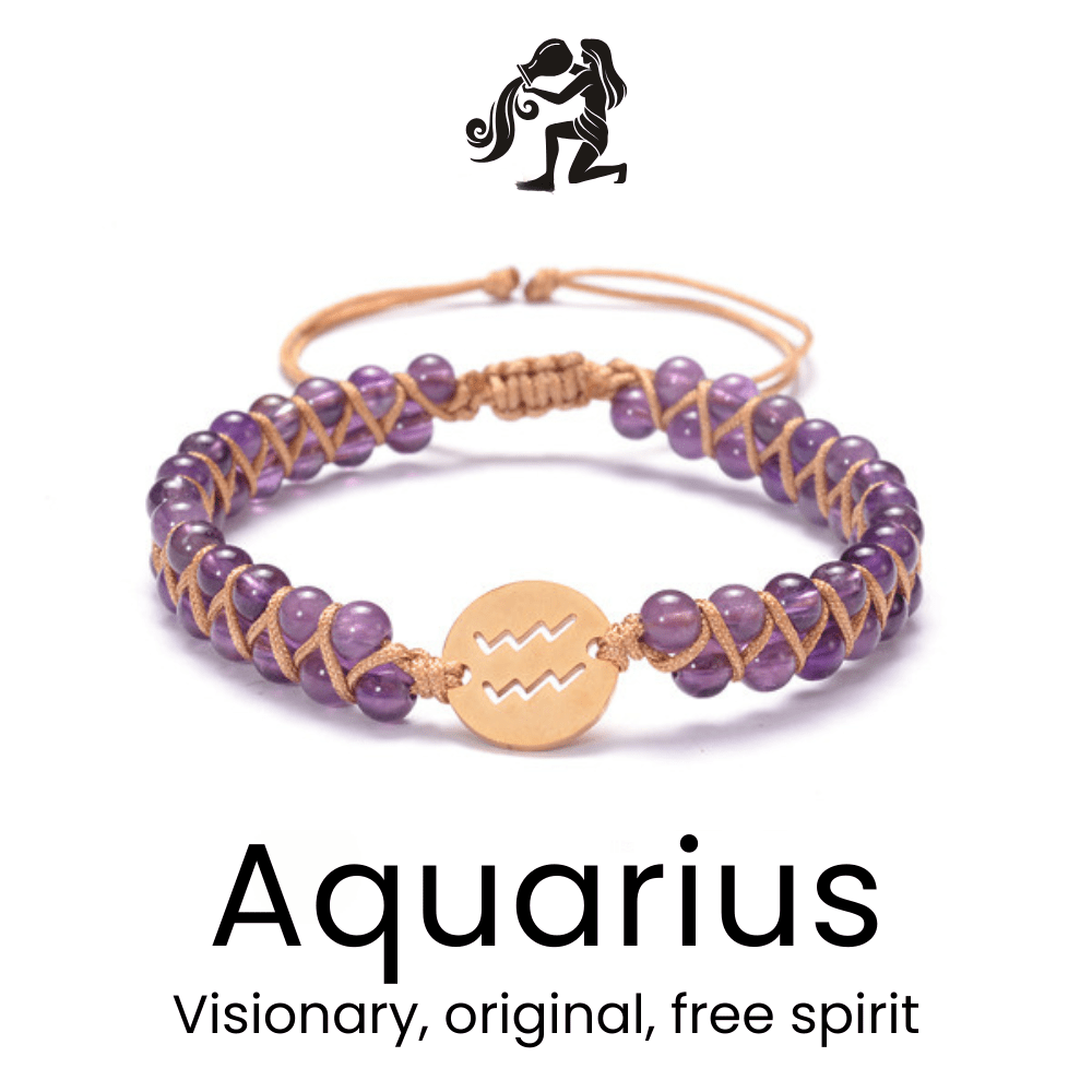 Braided Constellation Zodiac Bracelet