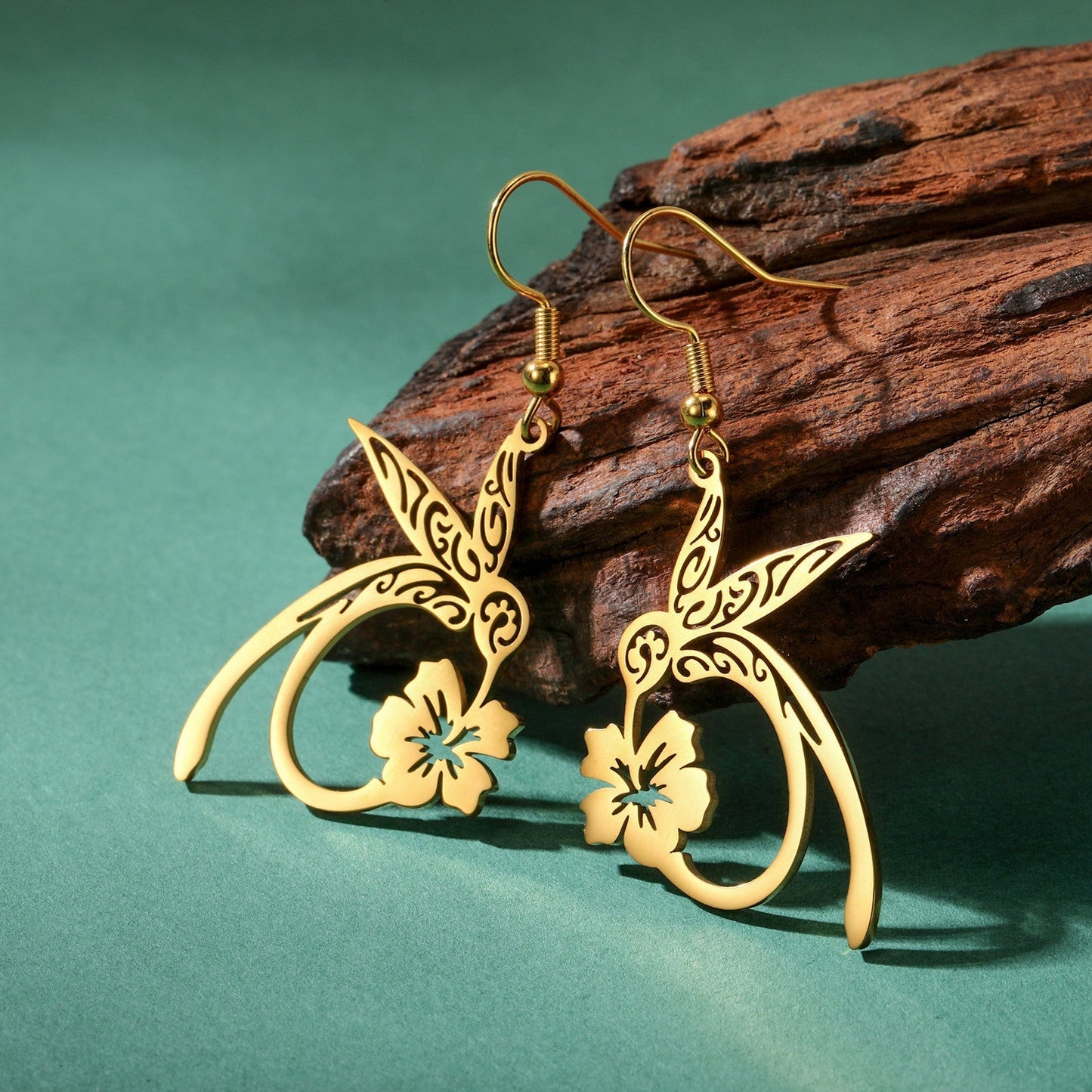 Hummingbird Bloom Earrings
