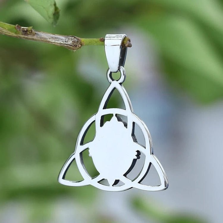 Mystical Moon Triquetra Necklace