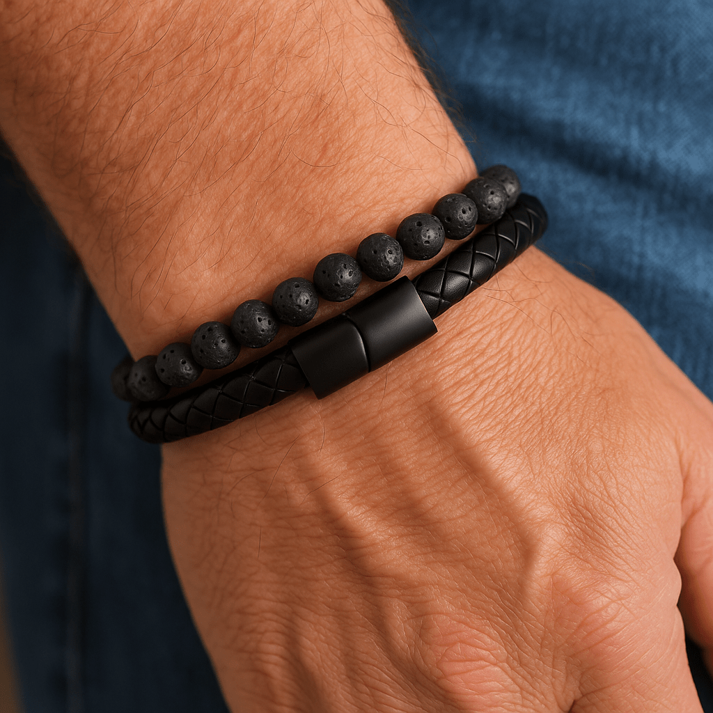 Volcanic Stone Magnetic Bracelet