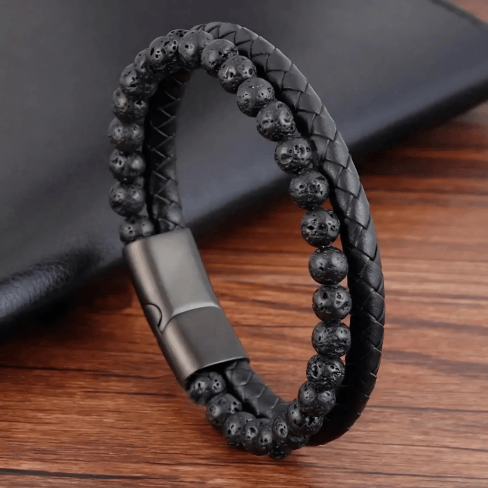 Volcanic Stone Magnetic Bracelet