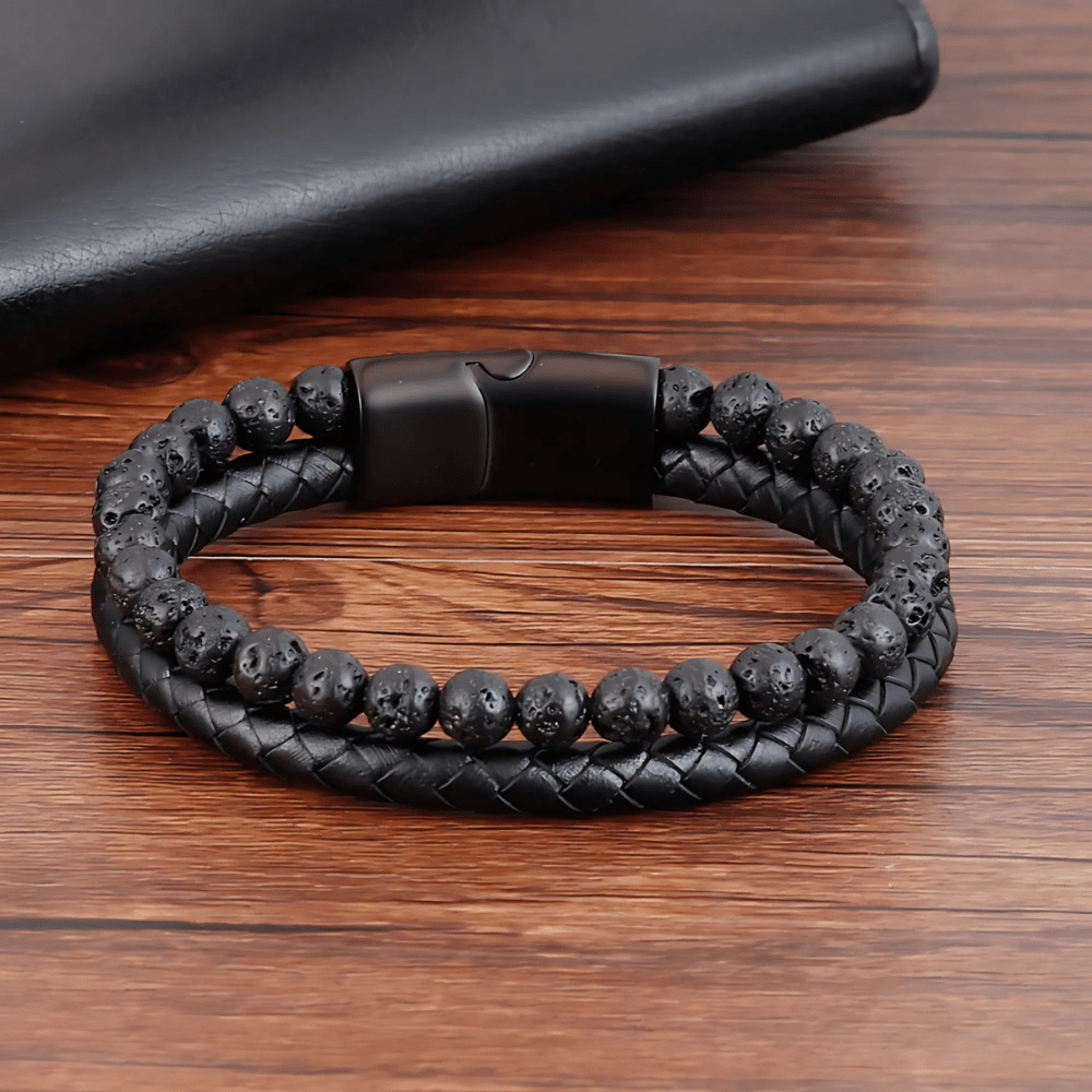 Volcanic Stone Magnetic Bracelet