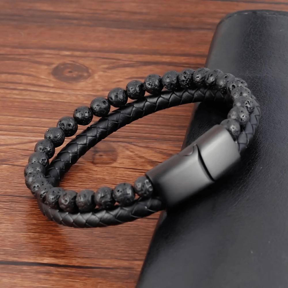 Volcanic Stone Magnetic Bracelet